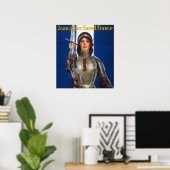 Jeanne d'Arc Franse heldin ridder nationale held Poster (Thuiskantoor)