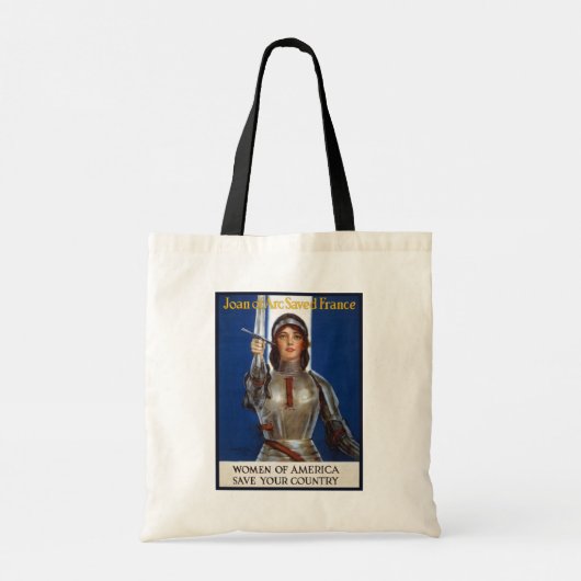 Jeanne d'Arc Franse heldin ridder nationale held Tote Bag (Achterkant)