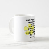 Jeanne d'Arc helpt arme mensen Koffiemok (Voorkant links)