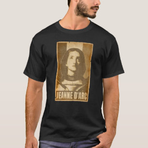 Jeanne d'arc Jeanne van Arc Retro Frankrijk Propag T-shirt
