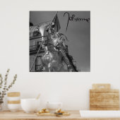 Jeanne d'Arc Johanna von Orléans Emmanuel Frémiet Poster (Keuken)