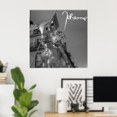 Jeanne d'Arc Johanna von Orléans Emmanuel Frémiet Poster (Thuiskantoor)