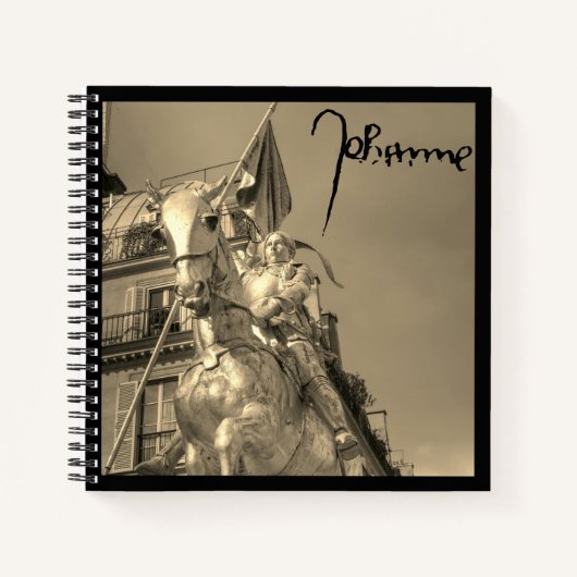 Jeanne d'Arc – Johanna von Orléans – Saint Joan Notitieboek (Voorkant)