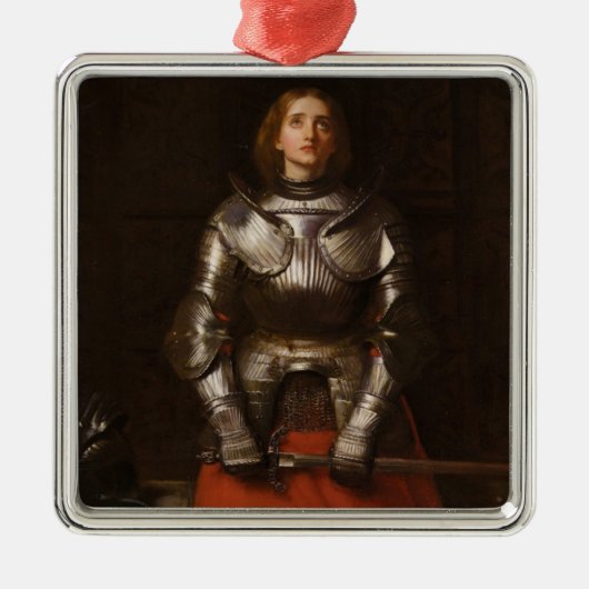 Jeanne d'Arc (John Everett Millais) Metalen Ornament (Voorkant)