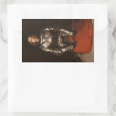 Jeanne d'Arc (John Everett Millais) Rechthoekige Sticker (Tas)