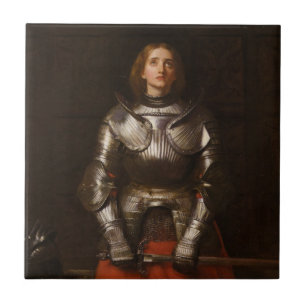 Jeanne d'Arc (John Everett Millais) Tegeltje