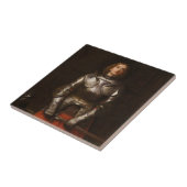 Jeanne d'Arc (John Everett Millais) Tegeltje (Zijkant)