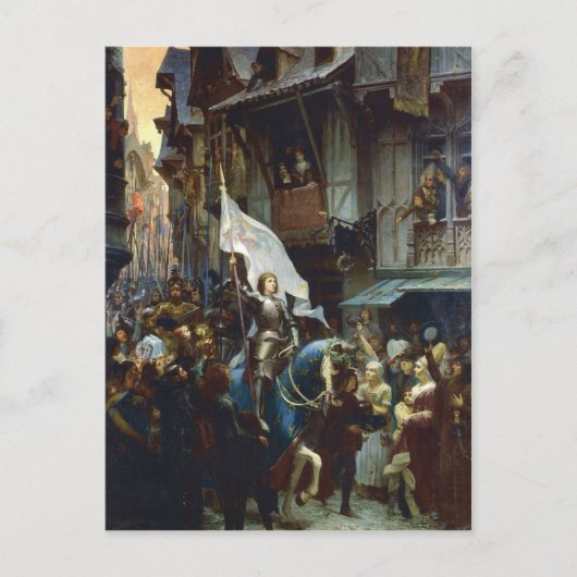 Jeanne d'Arc komt Orléans binnen Briefkaart (Voorkant)