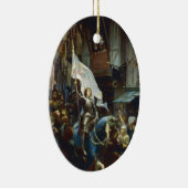 Jeanne d'Arc komt Orléans binnen Keramisch Ornament (Rechts)