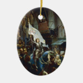 Jeanne d'Arc komt Orléans binnen Keramisch Ornament (Voorkant)