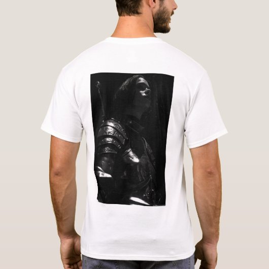 Jeanne d'Arc Luisteren naar de stemmen - Dark Aest T-shirt (Achterkant)