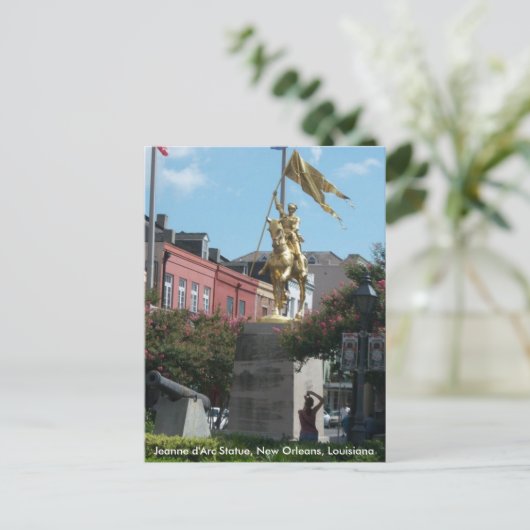 Jeanne d'Arc New Orleans Briefkaart (Staand voorkant)