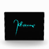 Jeanne d'Arc Saint Joan Heilige Johanna Signature Fotoblokken (Voorkant)