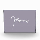 Jeanne d'Arc Saint Joan Heilige Johanna Signature Fotoblokken (Voorkant)