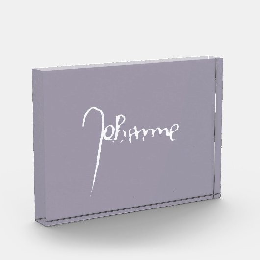 Jeanne d'Arc Saint Joan Heilige Johanna Signature Fotoblokken (Links)