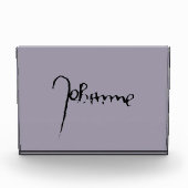 Jeanne d'Arc Saint Joan Heilige Johanna Signature Fotoblokken (Voorkant)