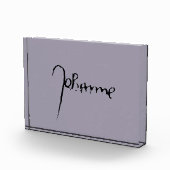 Jeanne d'Arc Saint Joan Heilige Johanna Signature Fotoblokken (Rechts)