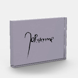 Jeanne d'Arc Saint Joan Heilige Johanna Signature Fotoblokken