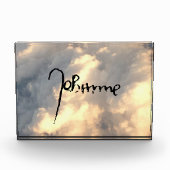 Jeanne d'Arc Saint Joan Heilige Johanna Signature Fotoblokken (Voorkant)