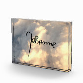 Jeanne d'Arc Saint Joan Heilige Johanna Signature Fotoblokken (Rechts)