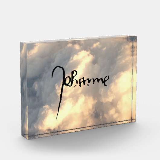 Jeanne d'Arc Saint Joan Heilige Johanna Signature Fotoblokken (Links)