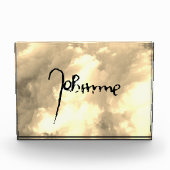 Jeanne d'Arc Saint Joan Heilige Johanna Signature Fotoblokken (Voorkant)