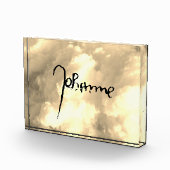 Jeanne d'Arc Saint Joan Heilige Johanna Signature Fotoblokken (Rechts)