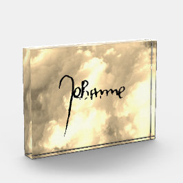 Jeanne d'Arc Saint Joan Heilige Johanna Signature Fotoblokken