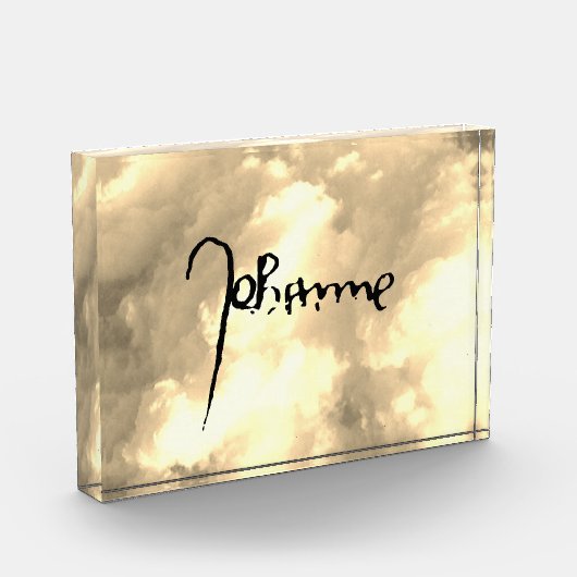 Jeanne d'Arc Saint Joan Heilige Johanna Signature Fotoblokken (Links)