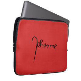 Jeanne d'Arc Saint Joan Heilige Johanna Signature Laptop Sleeve
