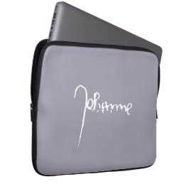 Jeanne d'Arc Saint Joan Heilige Johanna Signature Laptop Sleeve