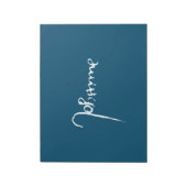 Jeanne d'Arc Saint Joan Heilige Johanna Signature Notitieblok (Linkerzijde)