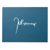 Jeanne d'Arc Saint Joan Heilige Johanna Signature Notitieblok (Voorkant)