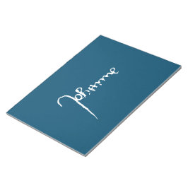 Jeanne d'Arc Saint Joan Heilige Johanna Signature Notitieblok