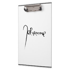 Jeanne d'Arc Saint Joan in heaven faith Signature Klembord