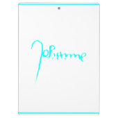 Jeanne d'Arc Saint Joan in heaven faith Signature Klembord (Achterkant)