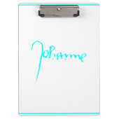 Jeanne d'Arc Saint Joan in heaven faith Signature Klembord (Voorkant)