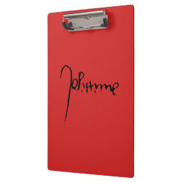 Jeanne d'Arc Saint Joan in heaven faith Signature Klembord