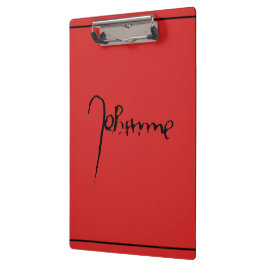 Jeanne d'Arc Saint Joan in heaven faith Signature Klembord