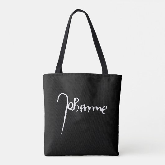 Jeanne d'Arc Saint Joan Jean d'Orléans Signature Tote Bag (Achterkant)