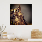 Jeanne d'Arc Saint Joan - Parijs - Emmanuel Frémie Poster (Keuken)