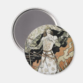 Jeanne d'Arc ~ Sarah Bernhardt Magneet (Voorkant / Achterkant)