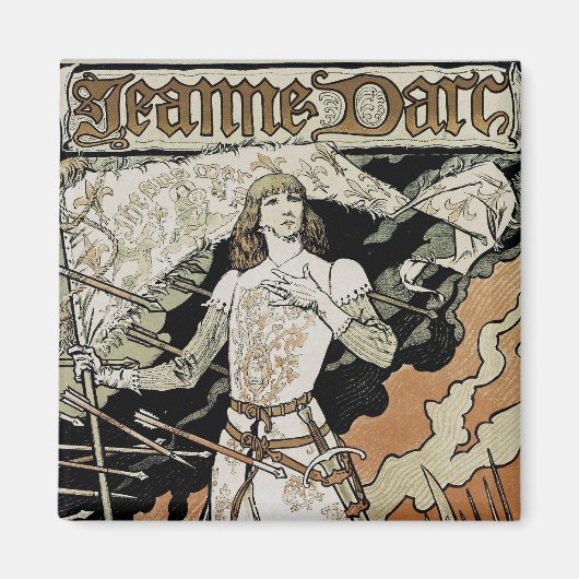 Jeanne d'Arc ~ Sarah Bernhardt Magneet (Voorkant)
