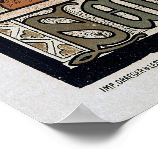 Jeanne d'Arc ~ Sarah Bernhardt Poster (Hoek)