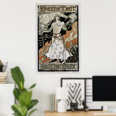 Jeanne d'Arc ~ Sarah Bernhardt Poster (Thuiskantoor)