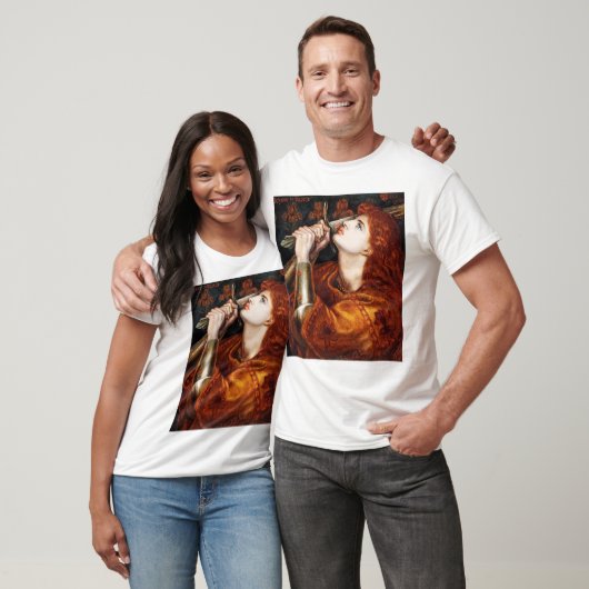 Jeanne d'Arc schilderij van Dante Gabriel Rossetti T-shirt (Unisex)
