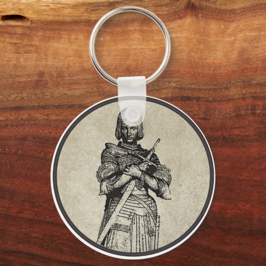 Jeanne d'Arc Sleutelhanger (Voorkant)