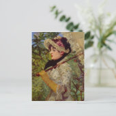 Jeanne door Edouard Manet Briefkaart (Staand voorkant)