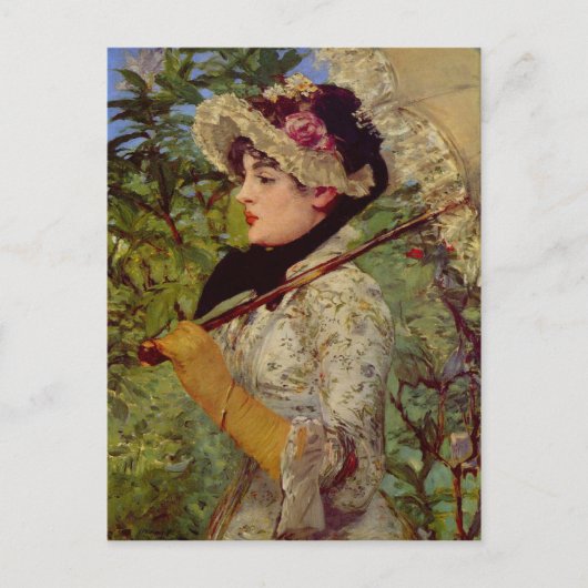Jeanne door Edouard Manet Briefkaart (Voorkant)