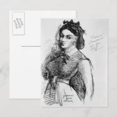 Jeanne Duval, 1865 Briefkaart (Voorkant / Achterkant)
